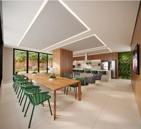 Apartamento de Alto Padrão Atmos City - 3 Suítes com Piscina Privativa no Setor Marista