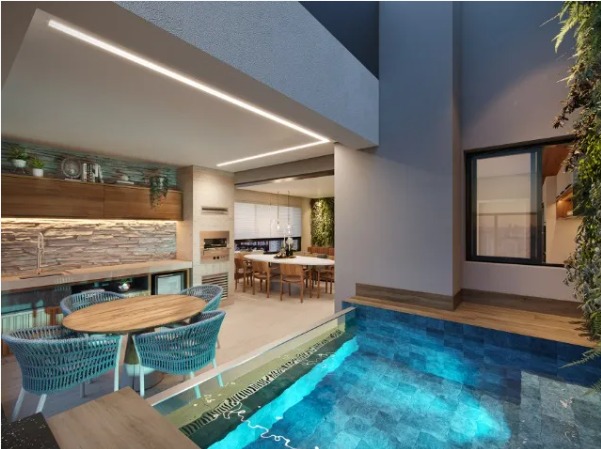 Apartamento de Alto Padrão Atmos City - 3 Suítes com Piscina Privativa no Setor Marista