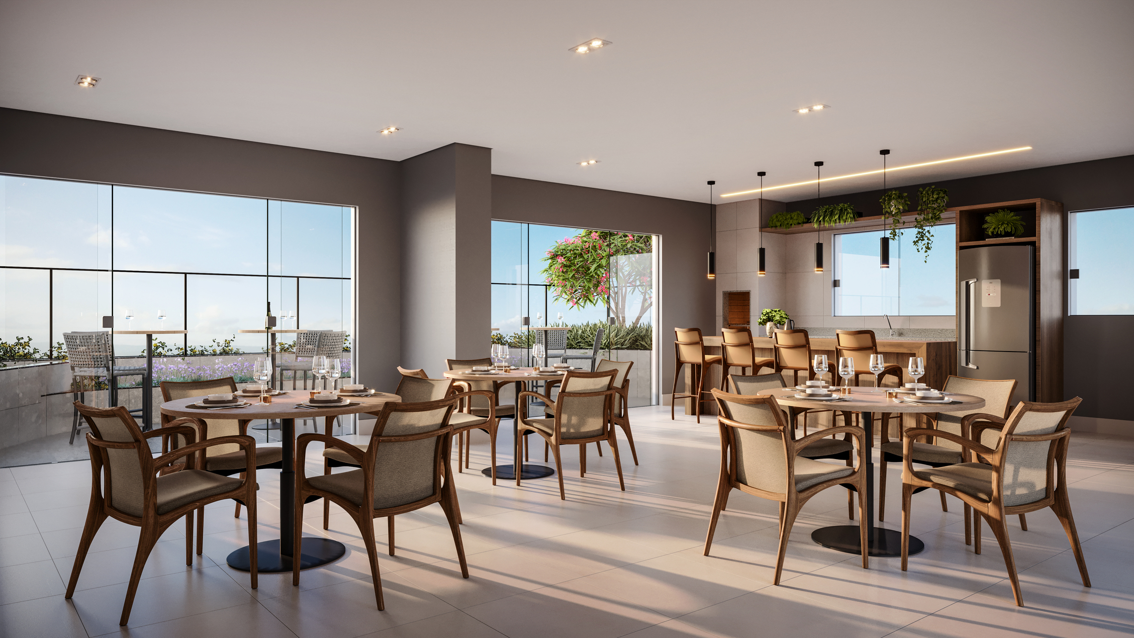 Apartamento de Luxo no Residencial Lago Areião - 3 Suítes - Andar Alto - Vista Parque