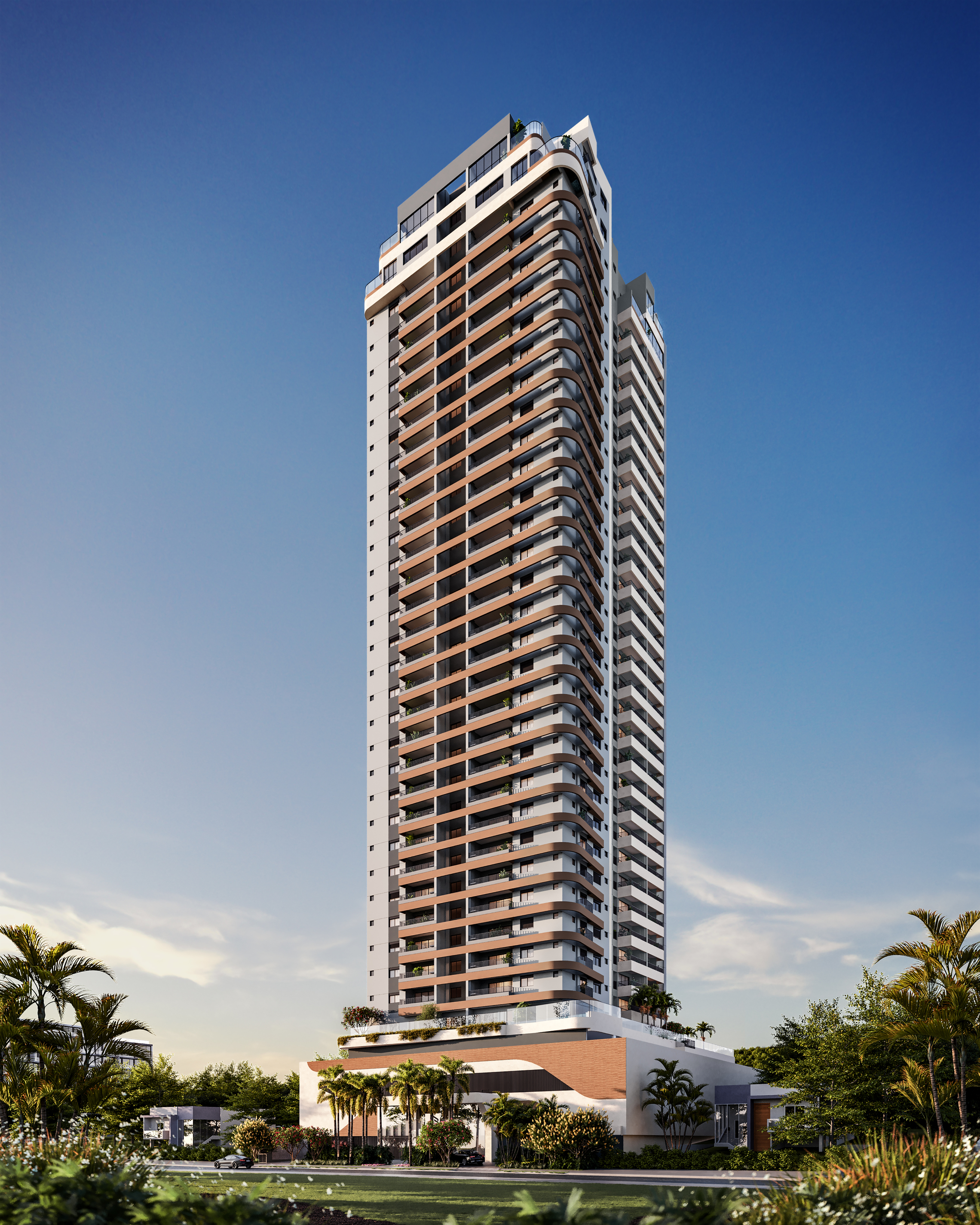 Apartamento de Luxo no Residencial Lago Areião - 3 Suítes - Andar Alto - Vista Parque