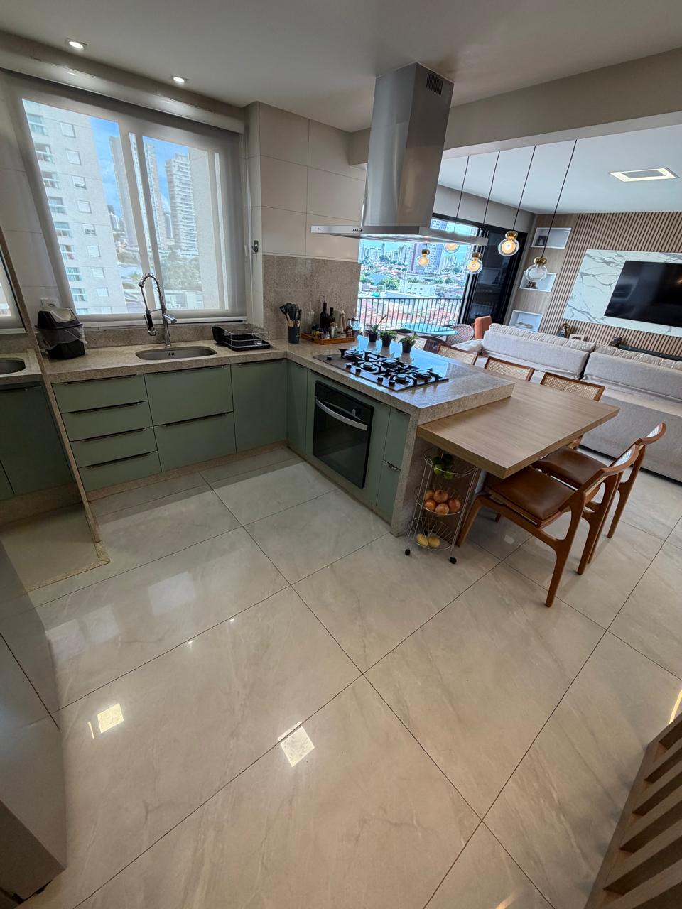 Apartamento Alto Padrão no Residencial Jardim Bueno -  3 Suítes com Armários, Projeto Luminotécnico e Churrasqueira Gourmet