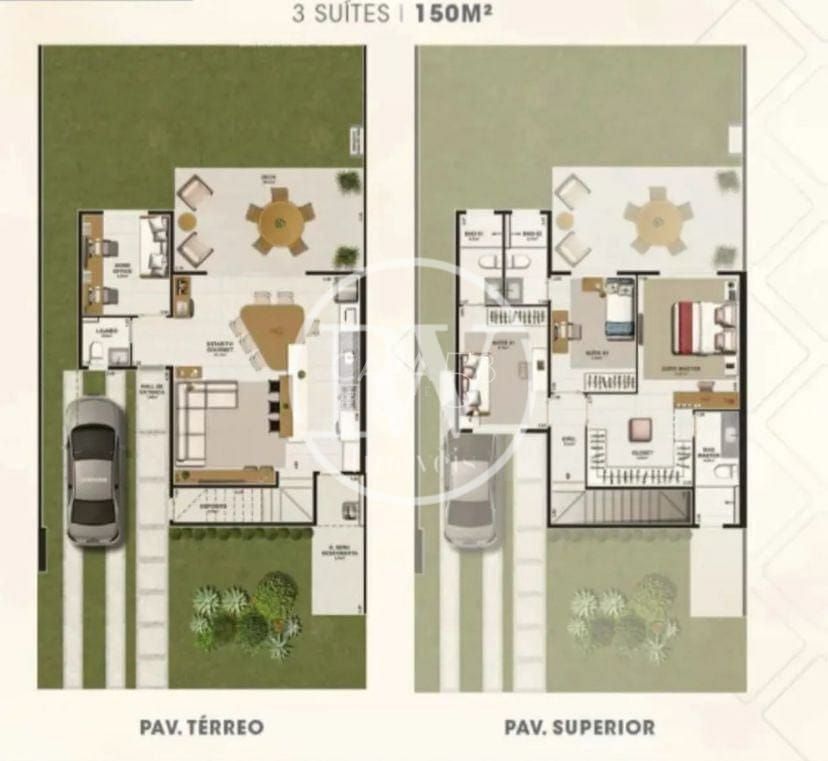 Ágio de Casa em condominio 3 suítes plenas, sendo 1 master, Solange Park II