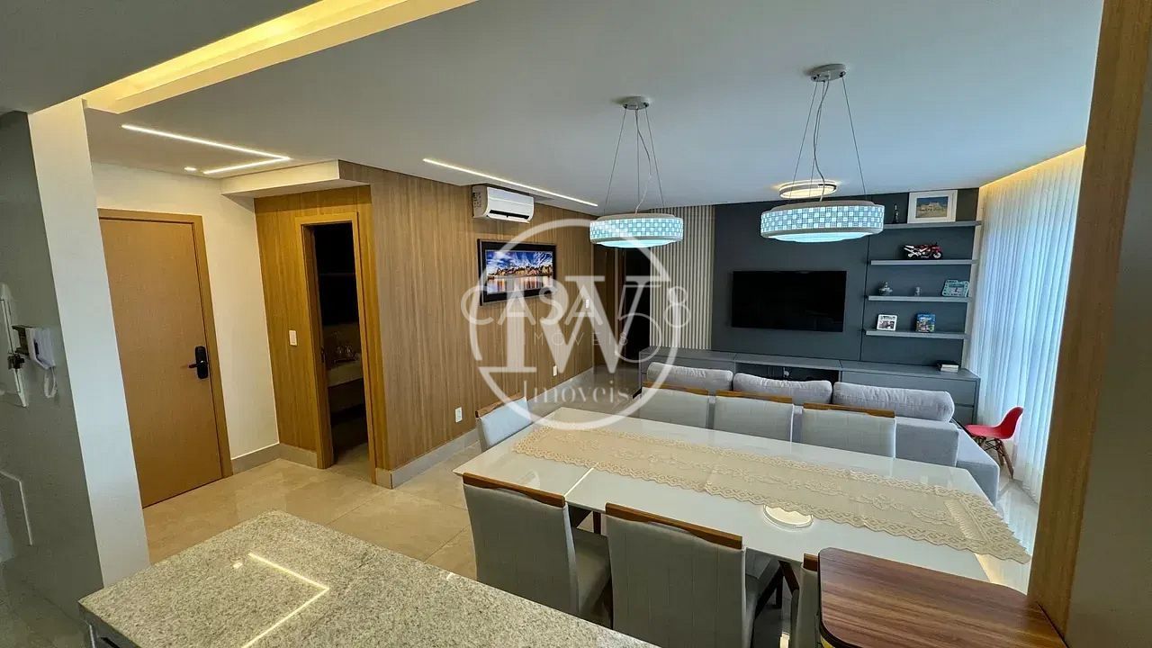 Apartamento à Venda no On Marista Design 3 Suítes 115m² Mobiliado Setor Marista