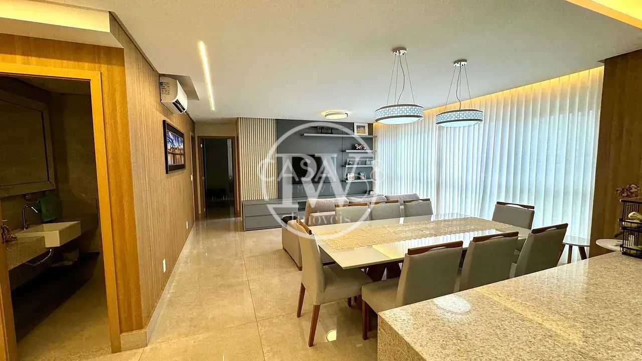 Apartamento à Venda no On Marista Design 3 Suítes 115m² Mobiliado Setor Marista
