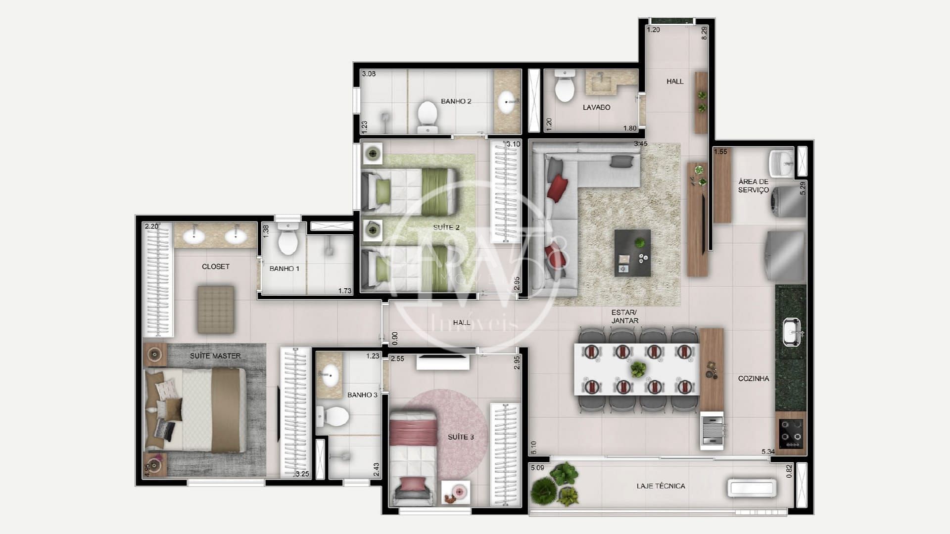 Cobertura Exclusiva à Venda no EBM Wish Grã – 3 Suítes – 22º Andar, Setor Bueno