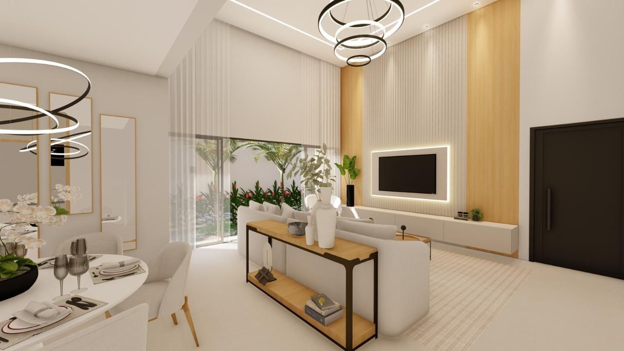 Casa Nova com Piscina no Jardim Atlântico - 3 Suítes e Garagem para 4 Carros