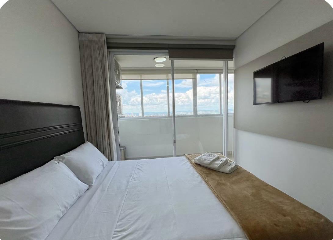 Flat a venda ou aluguel no Jardim Goias / mobiliado e decorado / piscina no rooftop / proximo ao Flamboyant Shopping