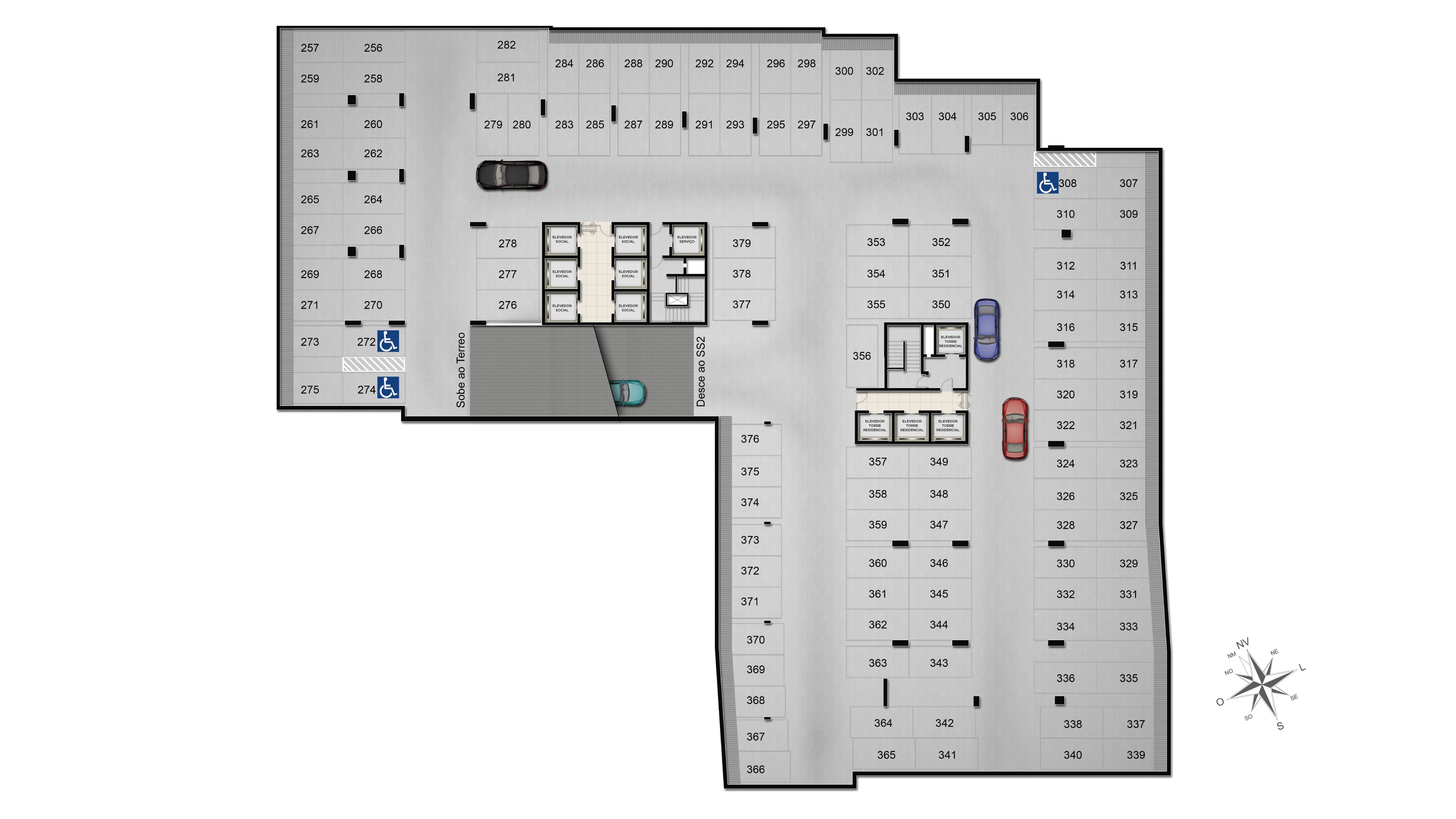 Sala a venda na Av 136, Geo Work da Opus. 46 m. Planta flexível para escritórios ou consultórios, banheiro privativo, 1 vaga