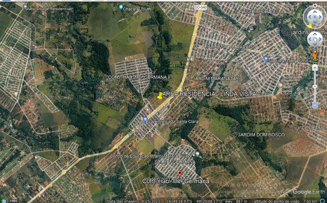 Área à venda com 633 m² - Residencial Linda Vista - Goiânia/GO Saida para Aragoiania - ideal para postos, supermercados, galpoes