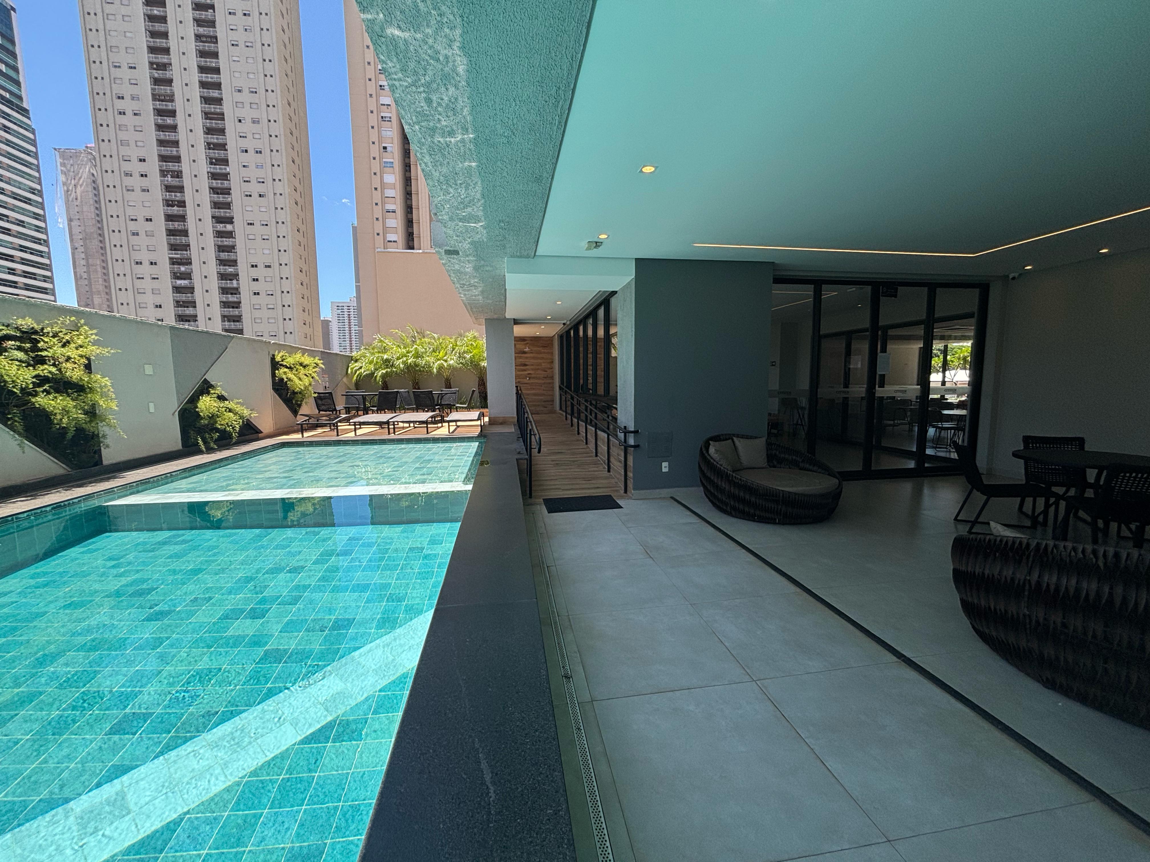 Apartamento à venda Setor Bueno / 87 m² /   02 suítes / lavabo e varanda / com vista privilegiada para o Parque Vaca Brava / 2 vagas / mobiliado