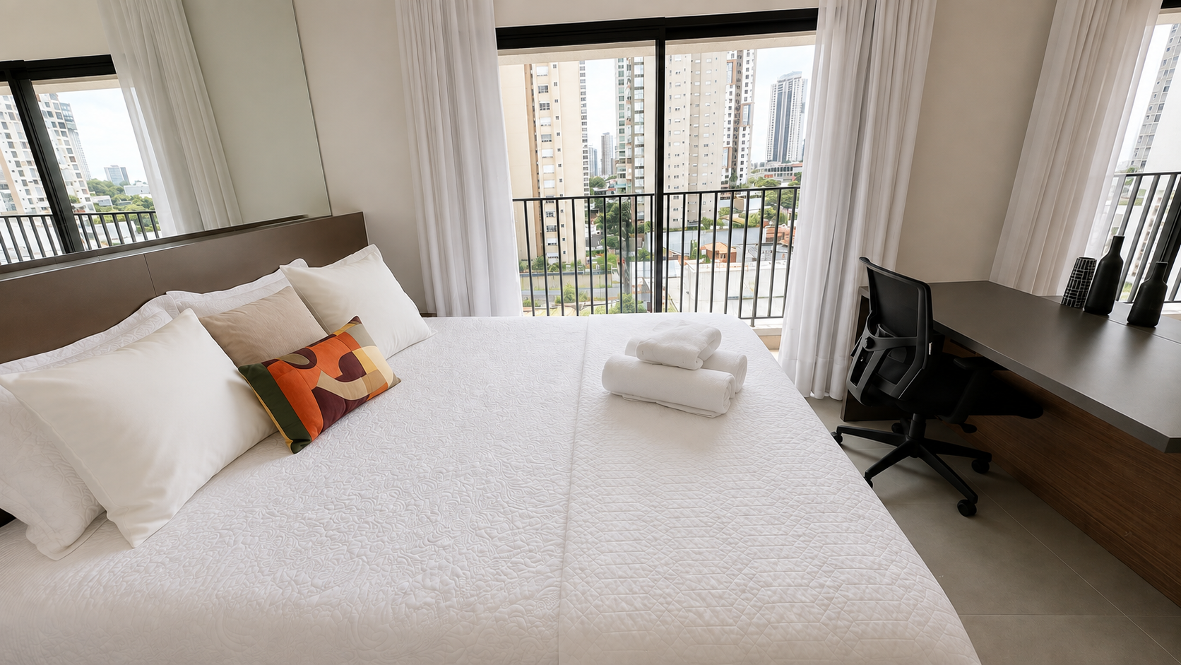 Flat para locação Setor Bueno / T 35 / mobiliado / decorado / próximo ao Goiânia Shopping / melhores escolas de Goiás