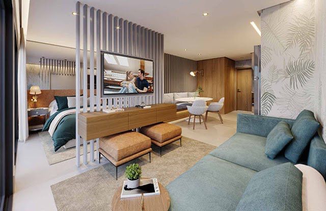 Apartamento à Venda no Edifício Emirates / 1 suíte / lavabo / 51m² / Próximo ao Parque Flamboyant / Torre Istambul