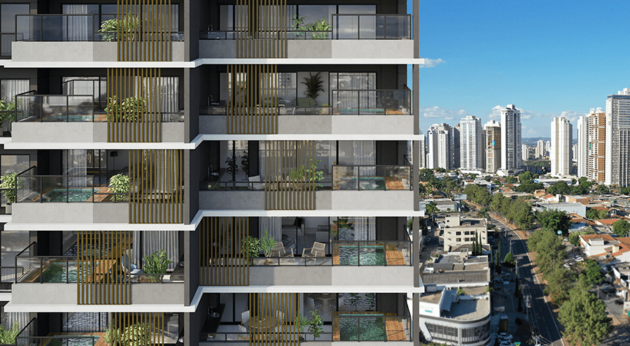 Apartamento à venda no Opus Gyro Ricardo Paranhos / 2 quartos / 1 suíte / 1 vaga /  96 m² / Marista